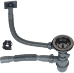 Chiuvetă de bucătărie Melana Profline 6545 Satin-Grafit D6545HB (grosimea oțelului - 3mm) - imagine 2