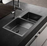 Chiuvetă dubla Melana Profline 7843 Satin-Grafit  S7843HB (grosimea oțelului - 3mm) - imagine 2