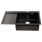 Chiuvetă de bucătărie Melana Profline Grafit Dreapta D7851HB-R (grosimea oțelului - 3mm) 