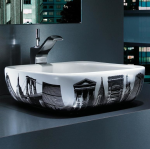 Раковина накладная Roca Urban Berlin 400x400 A32765G00U — изображение 2