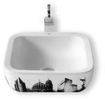 Раковина накладная Roca Urban Berlin 400x400 A32765G00U