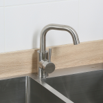 Baterie de bucătărie MELANA-F6102 din oțel inox - imagine 2