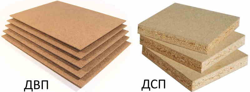 ДВП, ДСП